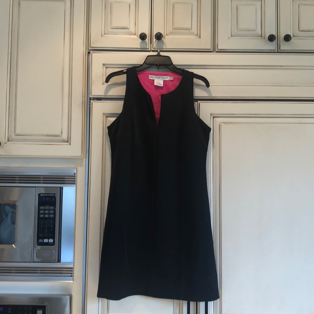 Gretchen Scott black dress size largeworn once